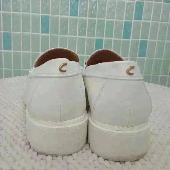 Circus NY by Sam Edelman Deana Loafer Bright White with Gold hardware - Picture 10 of 13